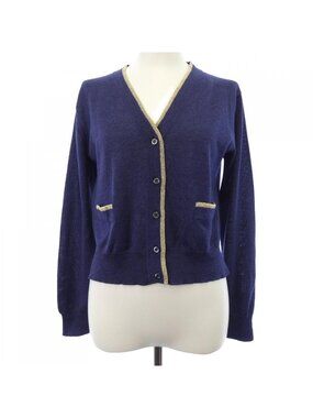 PRADA　wool & cashmere cardigan　NAVY Prada | Sweaters | Vintage Prada Navy Woolcashmere Knit Cardigan